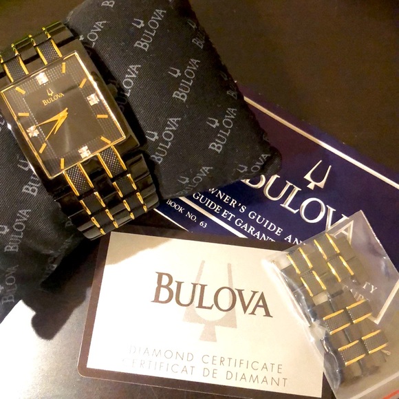 Bulova Other - BULOVA DIAMOND ACCENT TWO-TONE WATCH